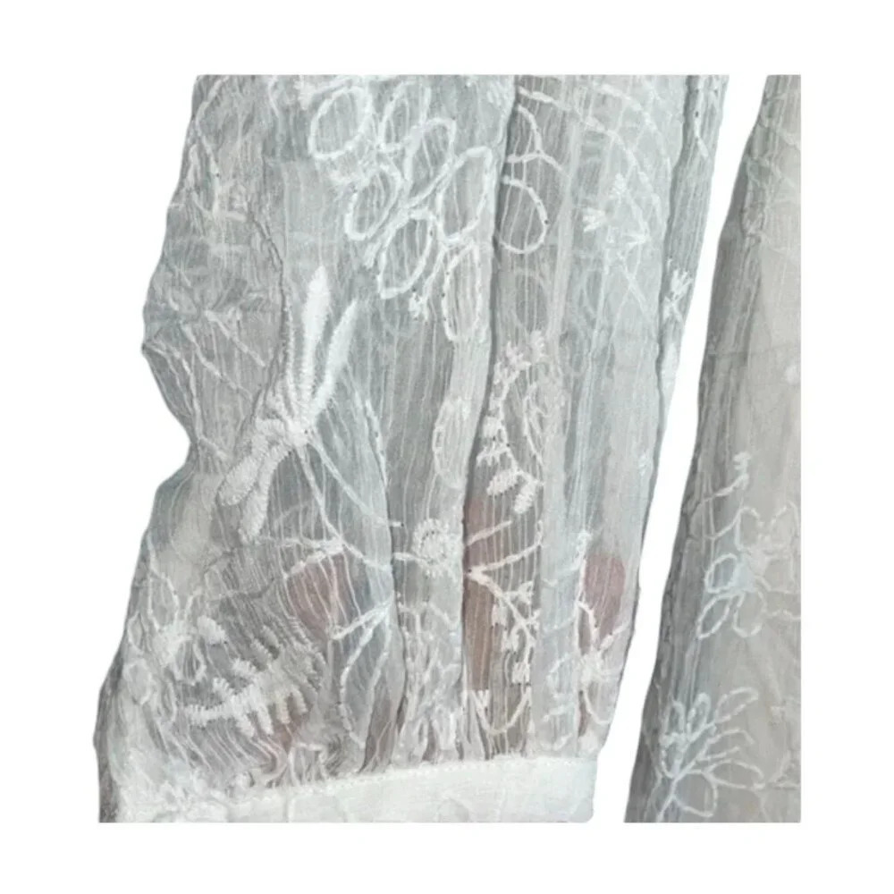 ModCloth Just The Beginning Lace Overlay Maxi Dress Creamy White - Picture 4 of 9